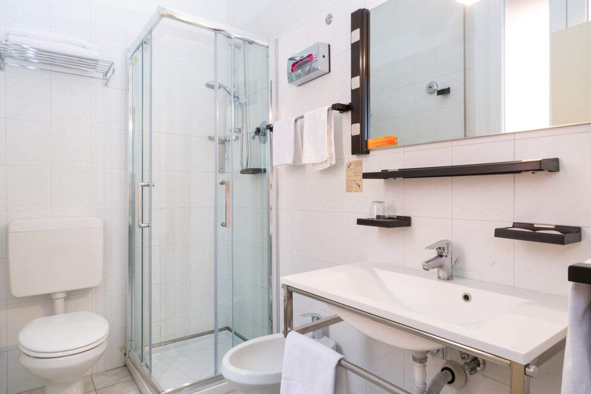 A bathroom at Hotel University