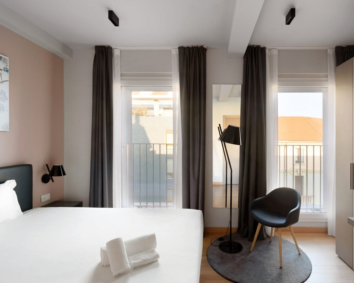 A guest room at 21 House of Stories Città Studi