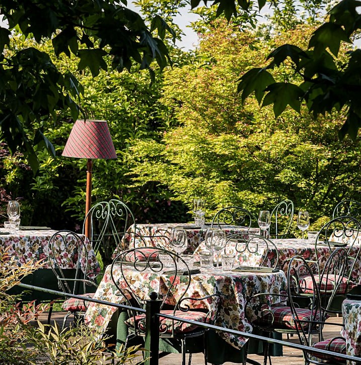 Garden tables at Al Garghet