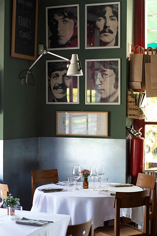 The dining room at Erba Brusca