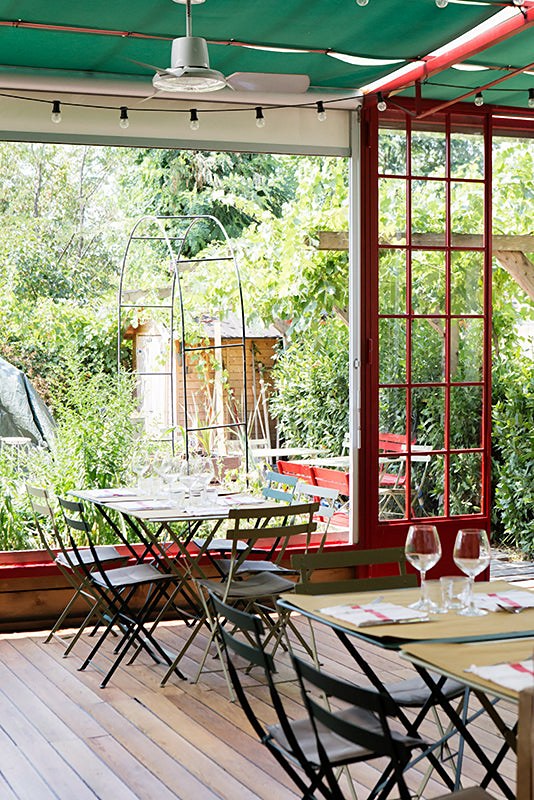 The veranda at Erba Brusca