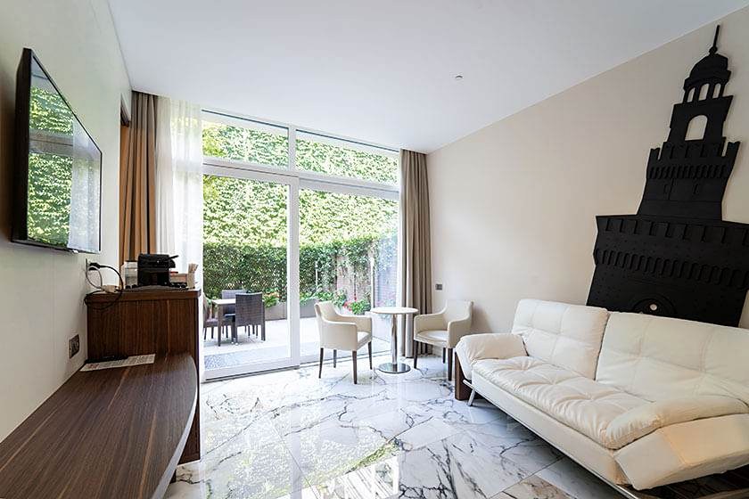 A suite at Hotel Milano Castello