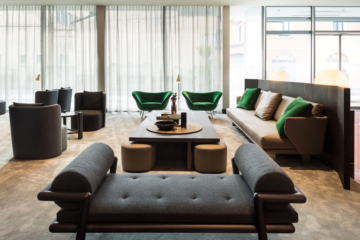 The lobby at Hotel VIU Milan