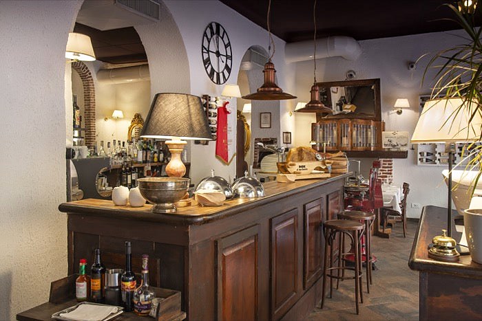 The bar at Osteria Conchetta
