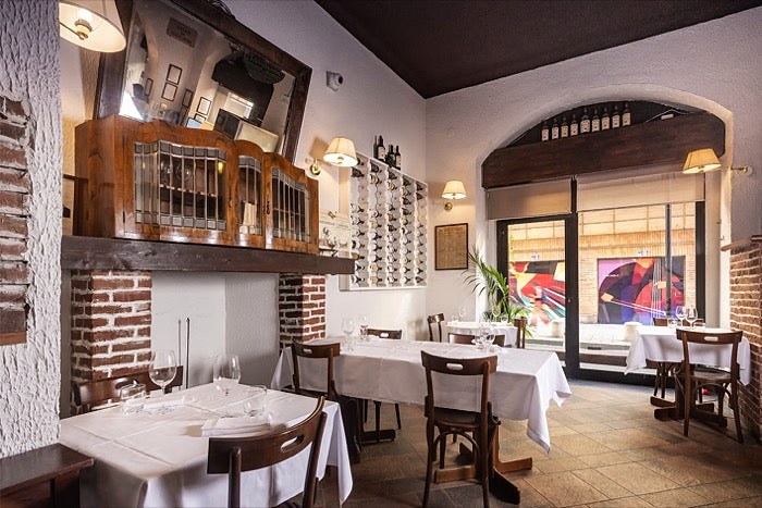 The dining room at Osteria Conchetta