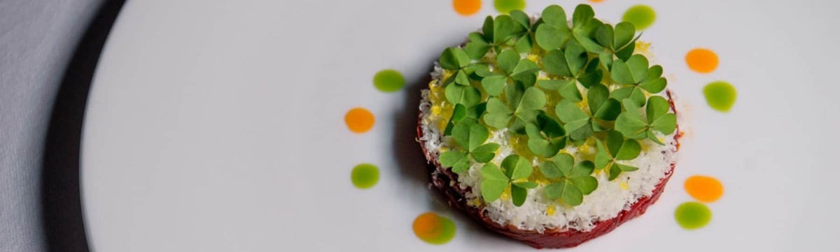 A dish with dehydrated pepper at Kitchen