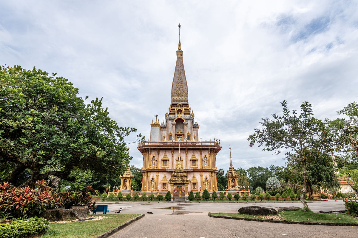 Wat Chalong pagoda and temple gardens