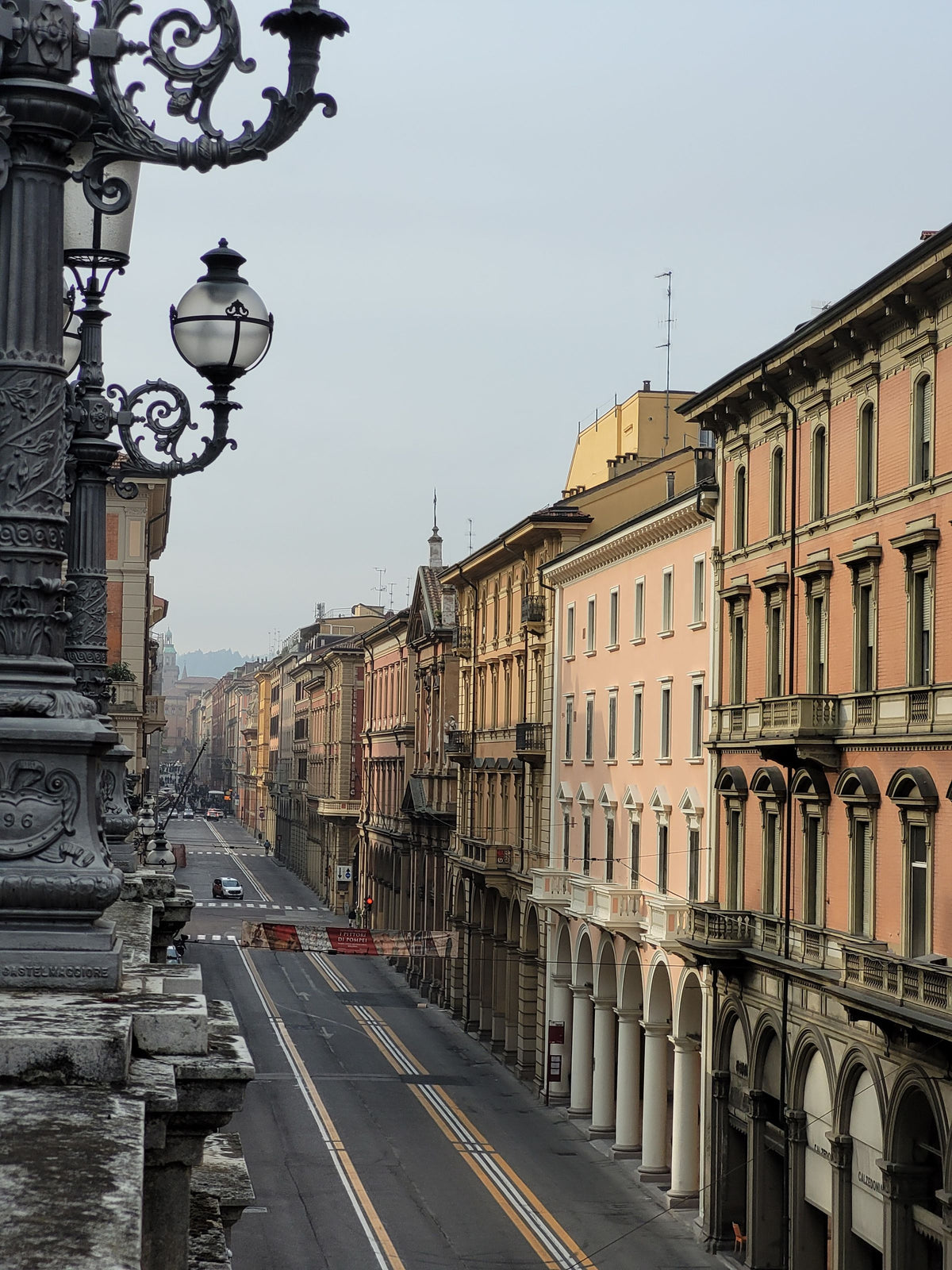 A bird's-eye view of Via Indipendenza