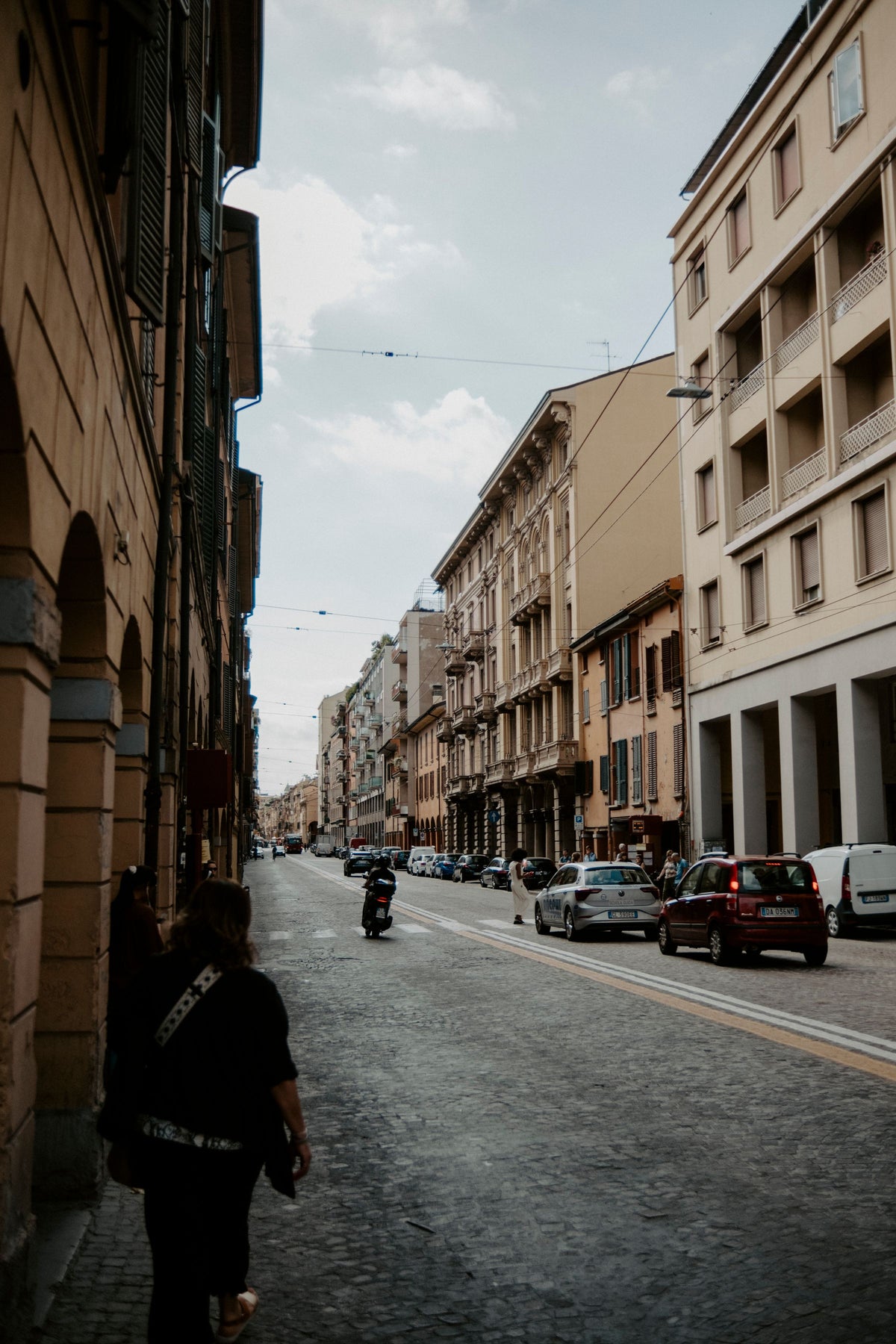 Street life along Via San Felice