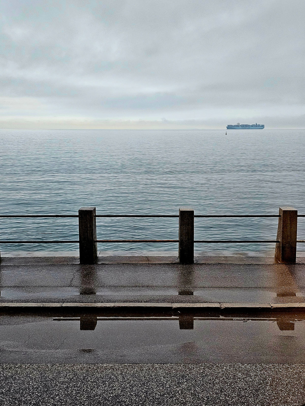 A quiet morning on the seafront