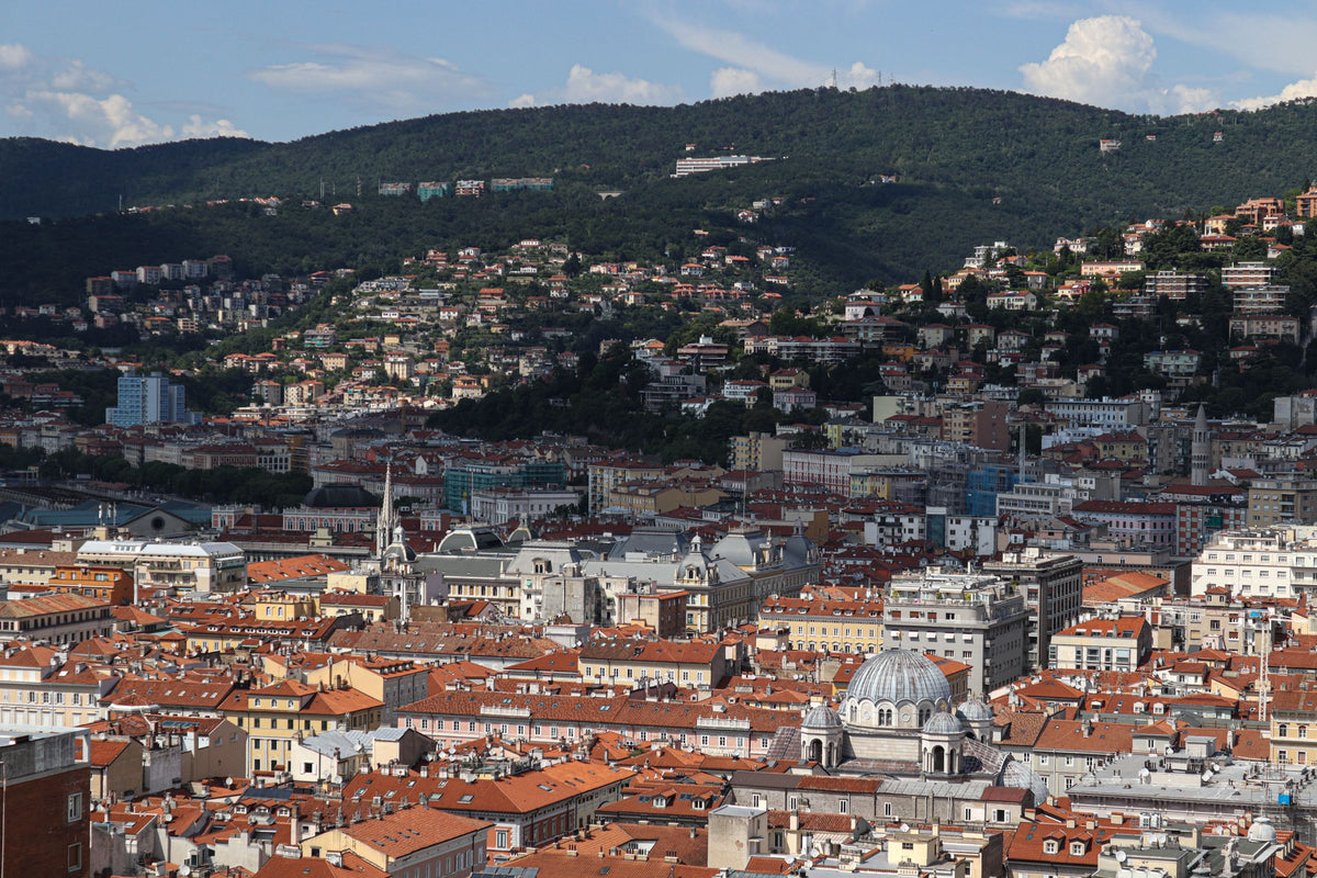 Red rooftops and the San Spiridione dome