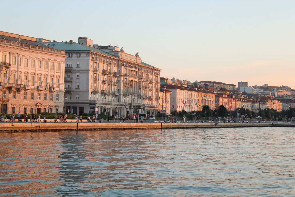 The Rive at sunset