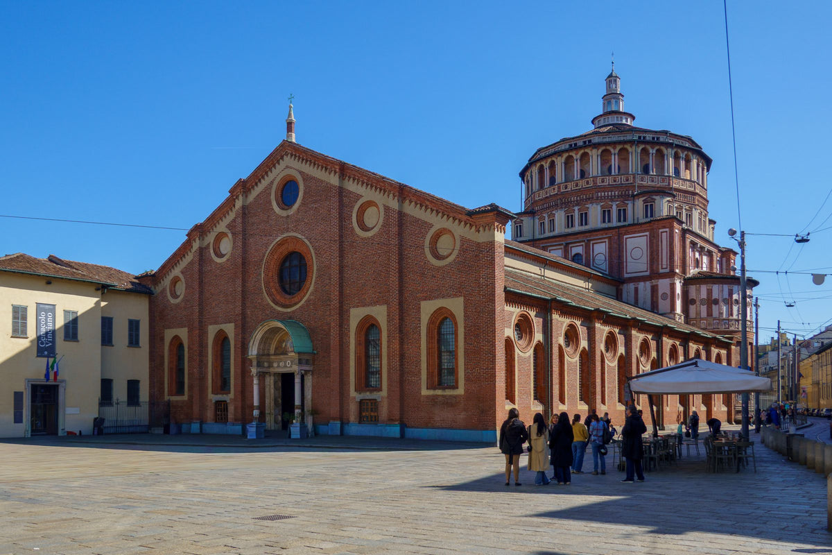 The Renaissance exterior of Santa Maria delle Grazie