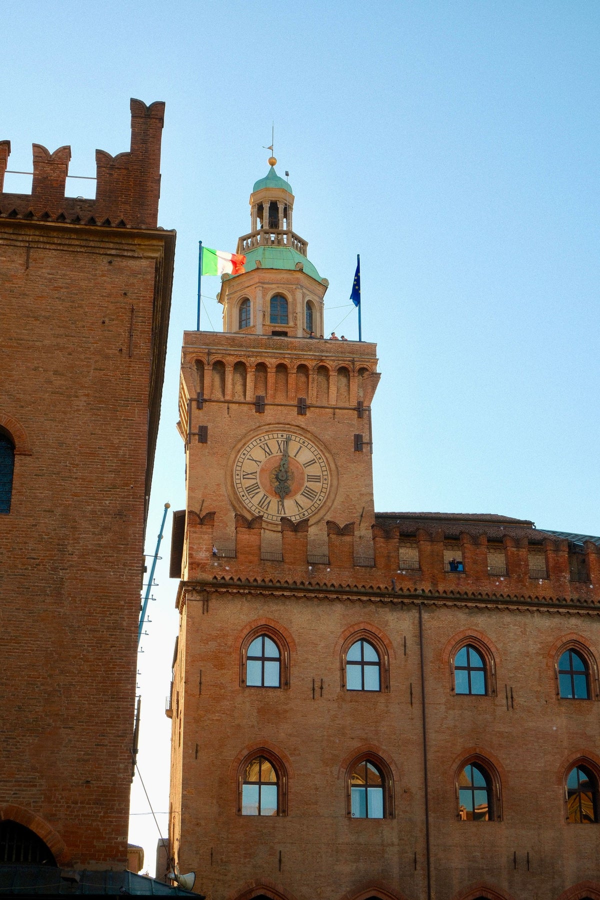 The Torre dell'Orologio at sunset