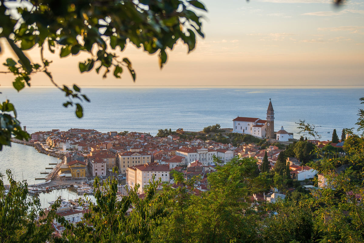 Piran at sunset