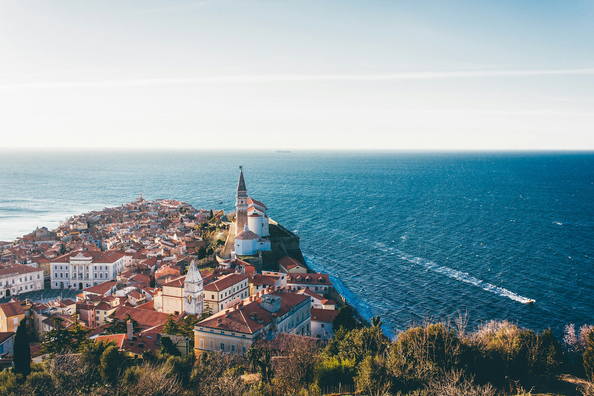 Piran on its peninsula