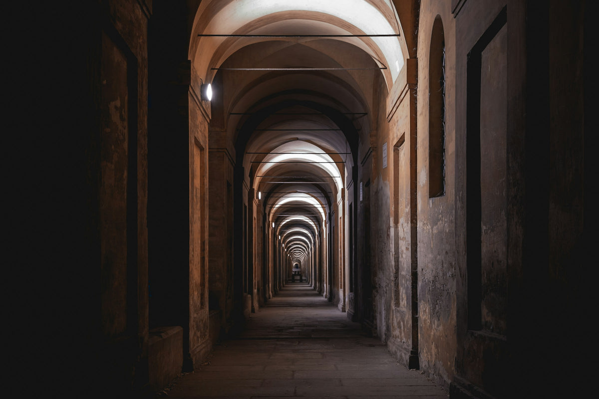 The famous portico leading from the city centre to the San Luca Sanctuary
