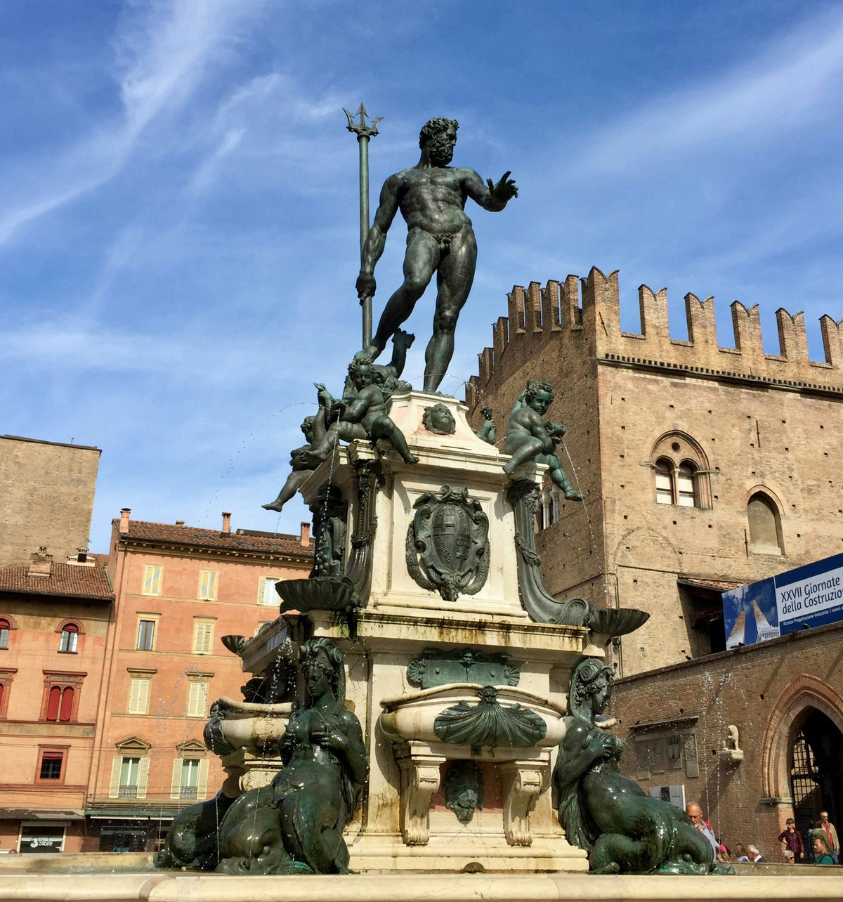 The Neptune statue in Bologna