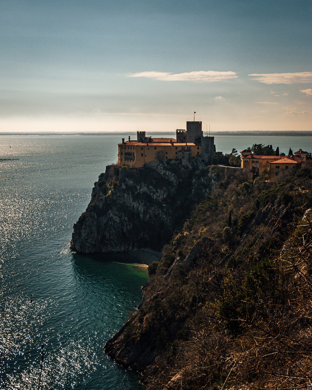 Duino Castle on its cliff
