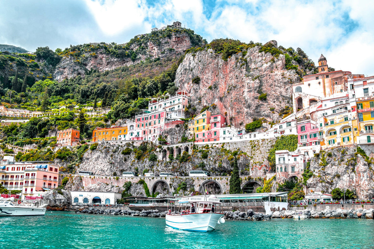 Amalfi seen from the sea