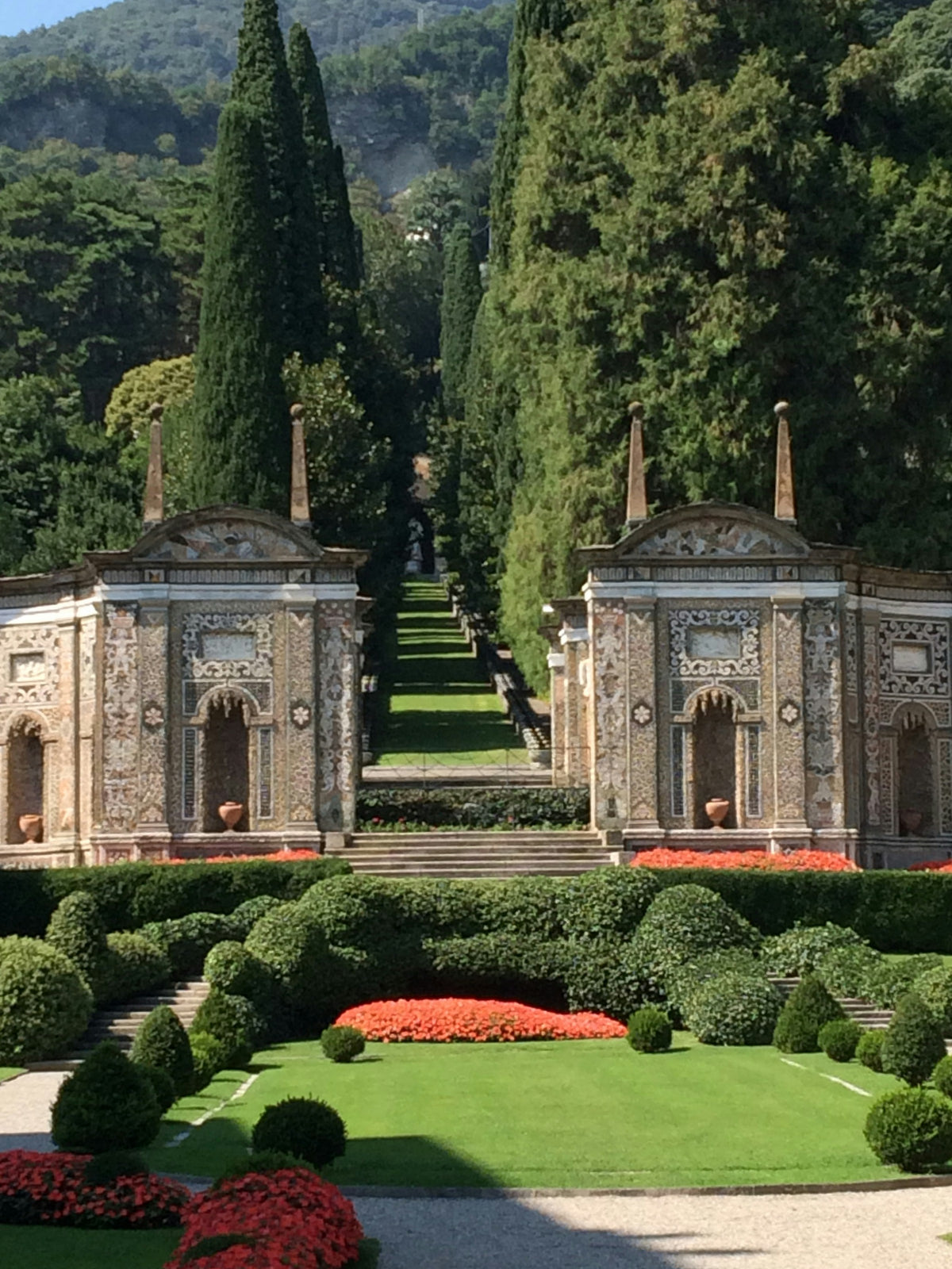 The gardens of Hotel Villa d'Este in Cernobbio