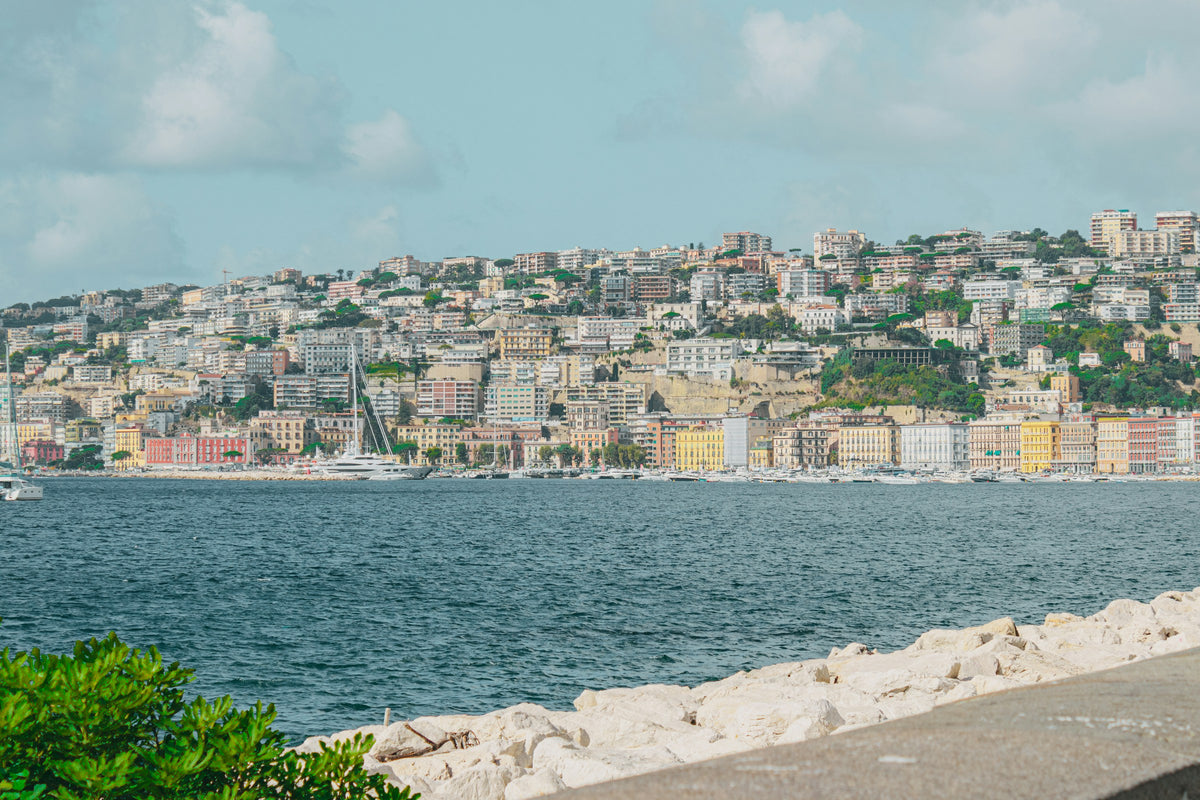 The Posillipo hill rising above the water