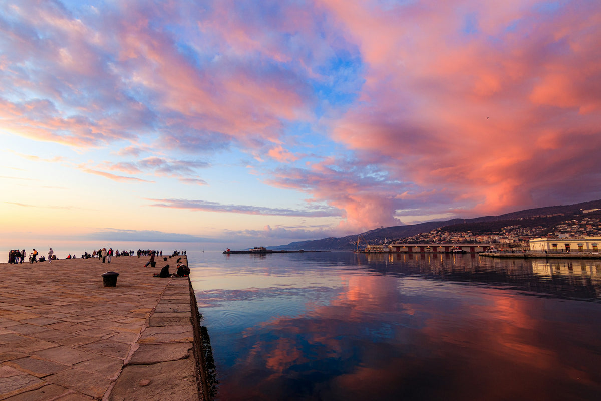 Sunset from Molo Audace