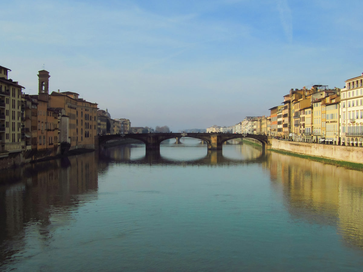 The Arno and Ponte Santa Trinita in soft evening light