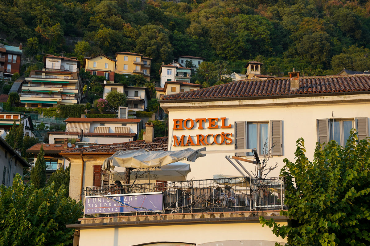 Hotel Marco's, overlooking the lake