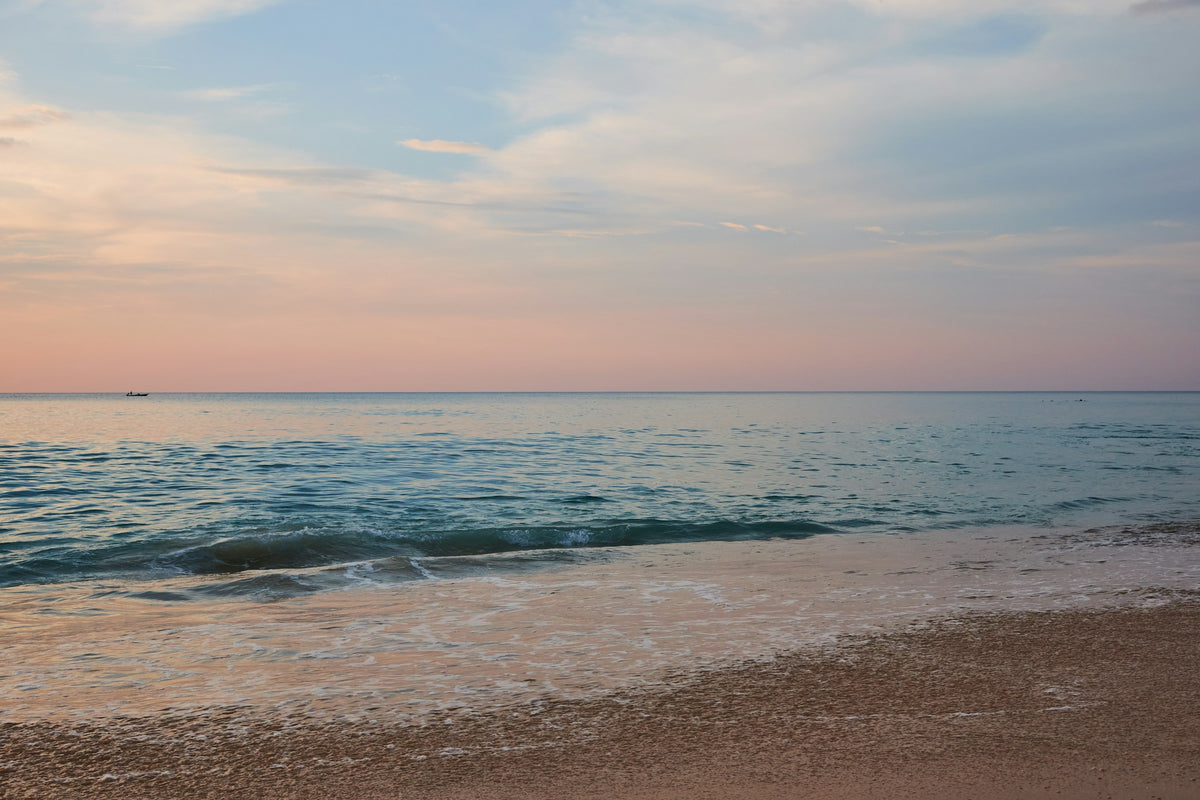 Evening light over Mai Khao Beach