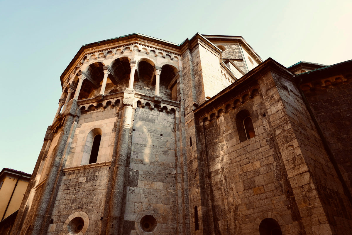 The Romanesque apse of San Fedele