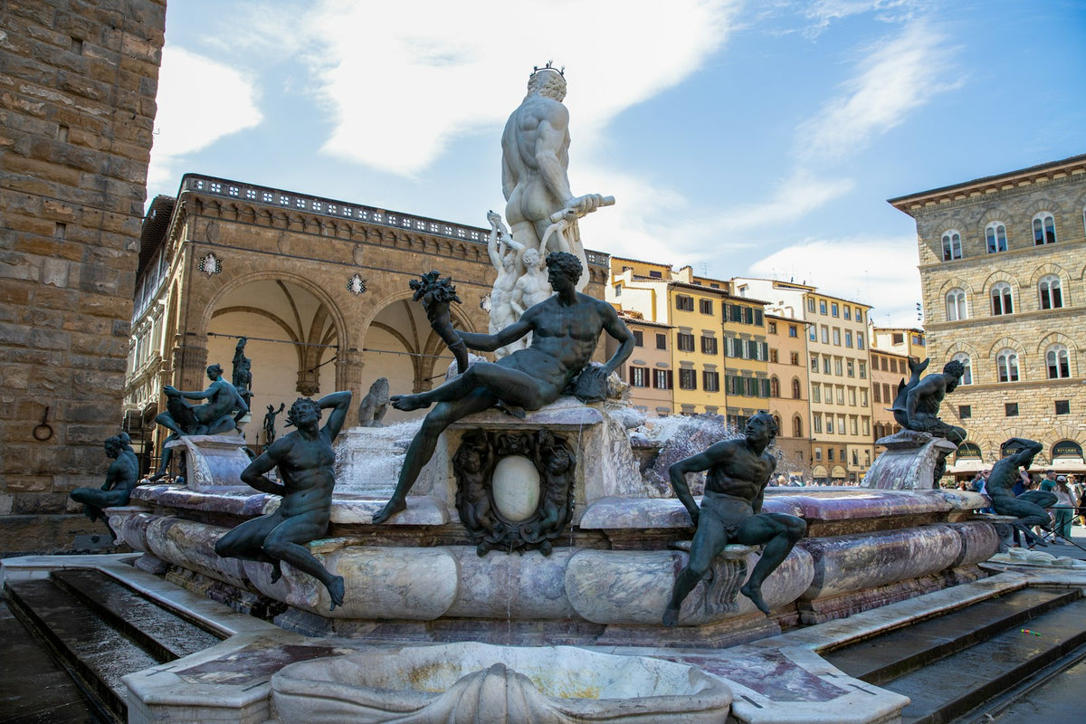 The Fountain of Neptune in Piazza della Signoria
