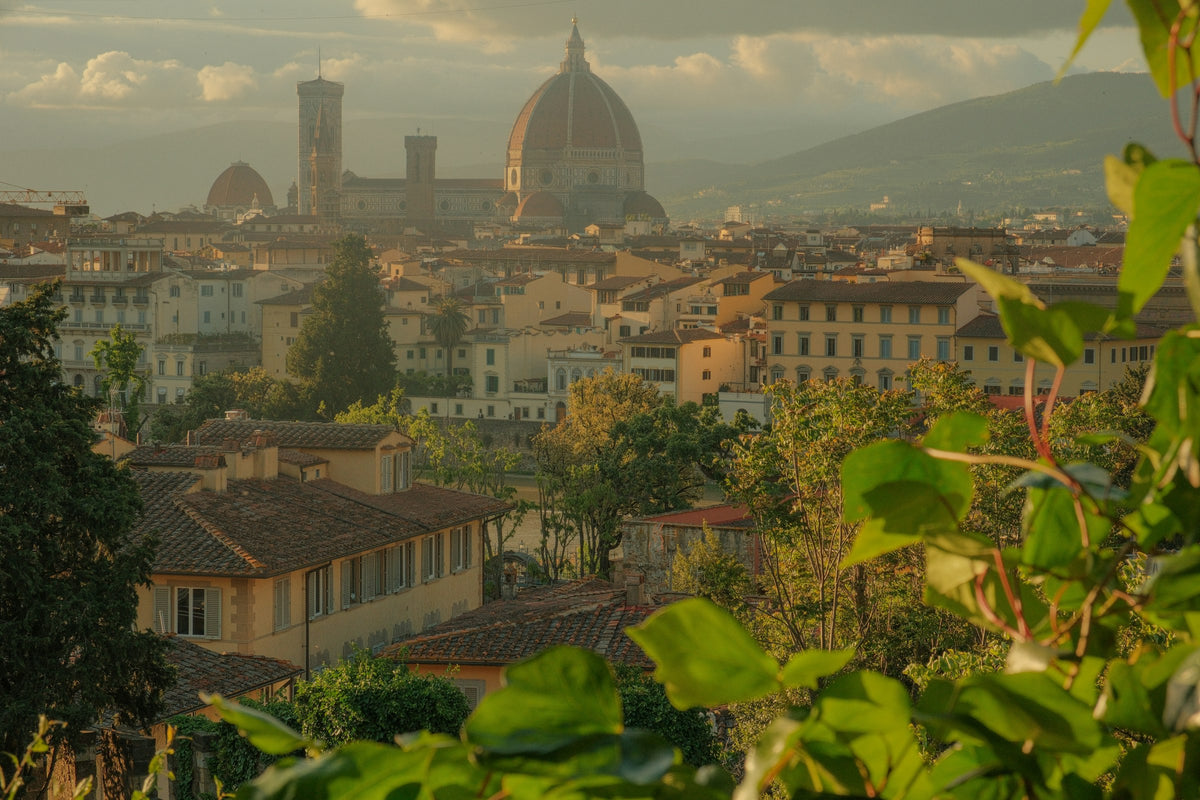 The Duomo above Florence's rooftops, seen from the Oltrarno hillside
