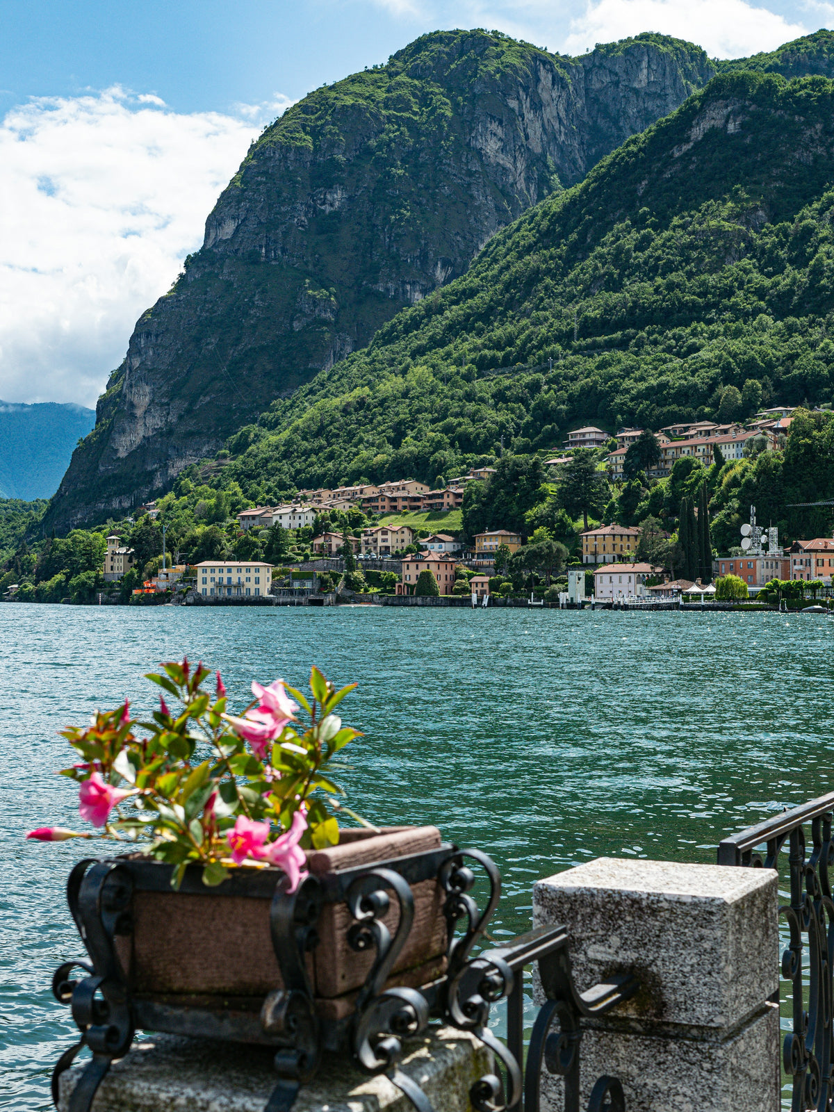 The lake and mountains from Menaggio