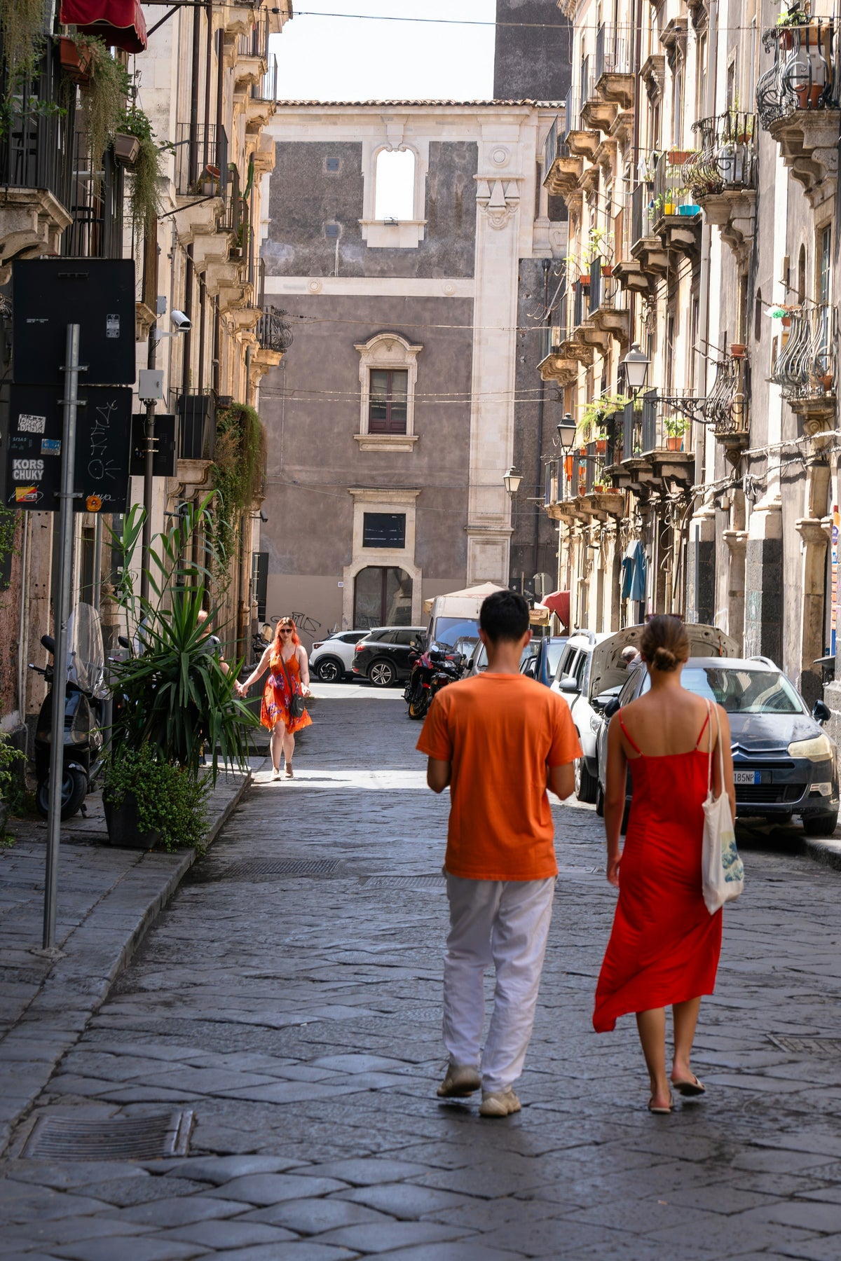 Summer stroll through Catania's old streets