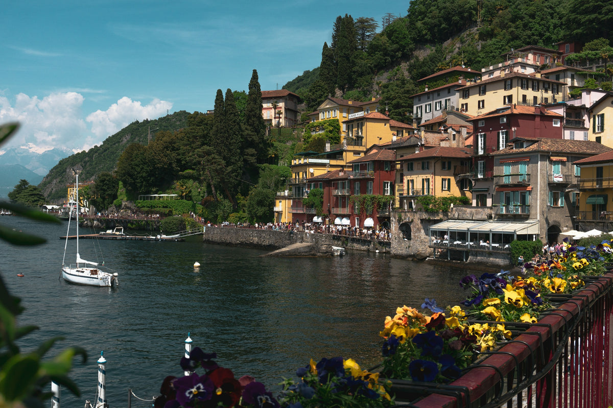 Panoramic view of Varenna's ancient port