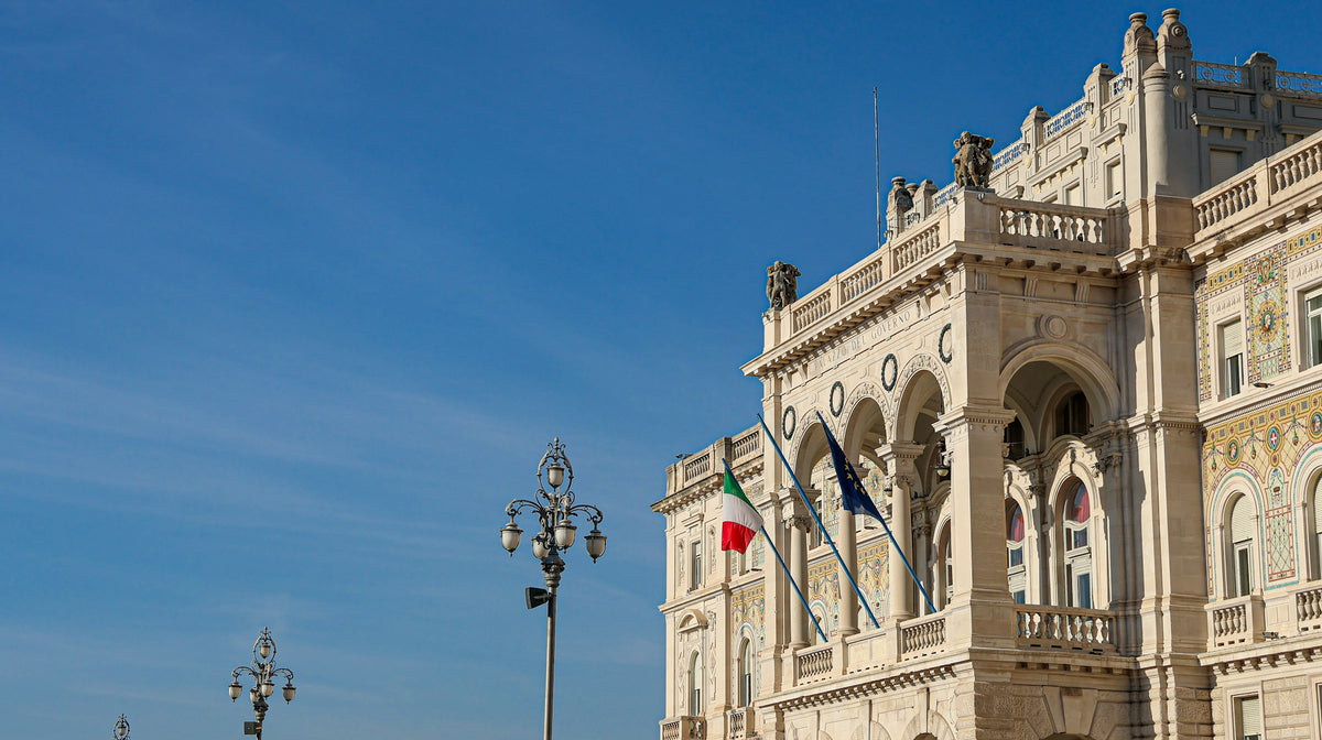 Palazzo del Governo with its gold mosaics