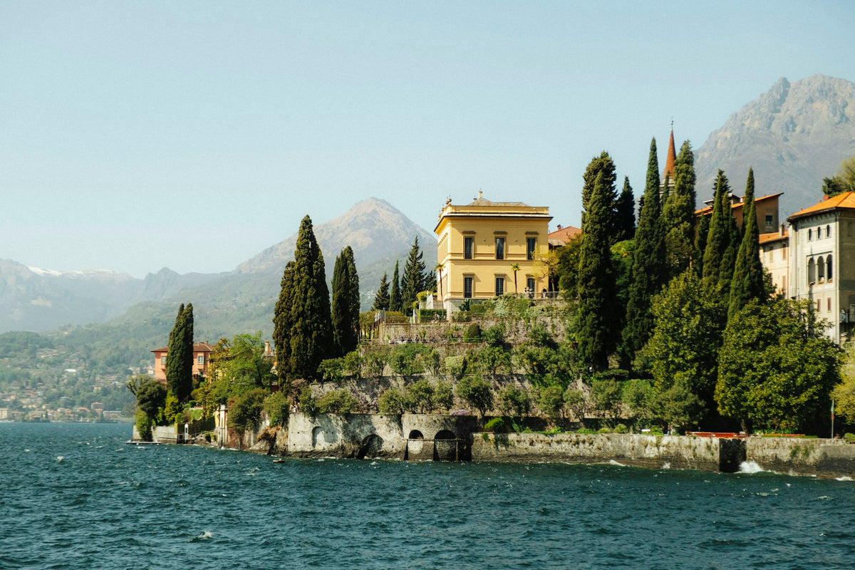 An Italian villa on the lakeshore at Varenna