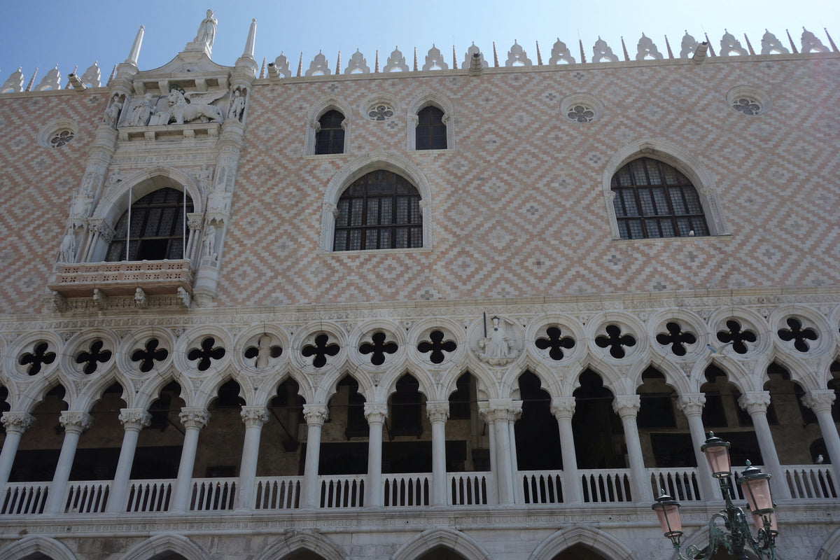 The Gothic loggia of the Doge’s Palace, Venice