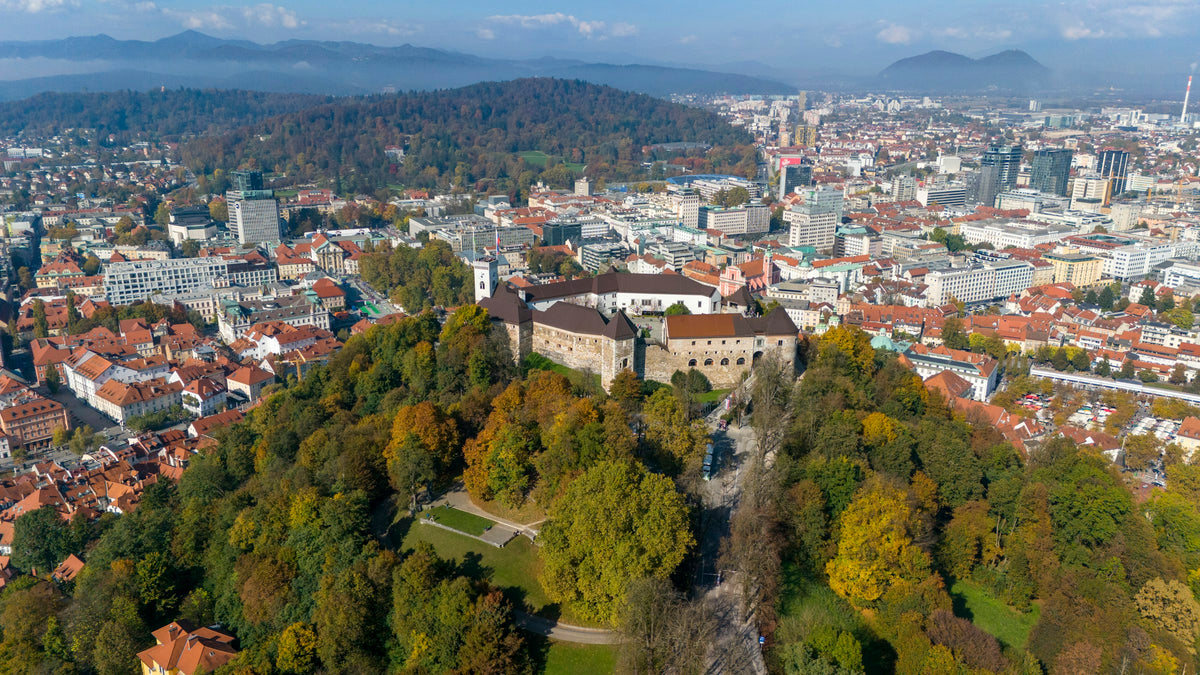 Ljubljana Castle above the city