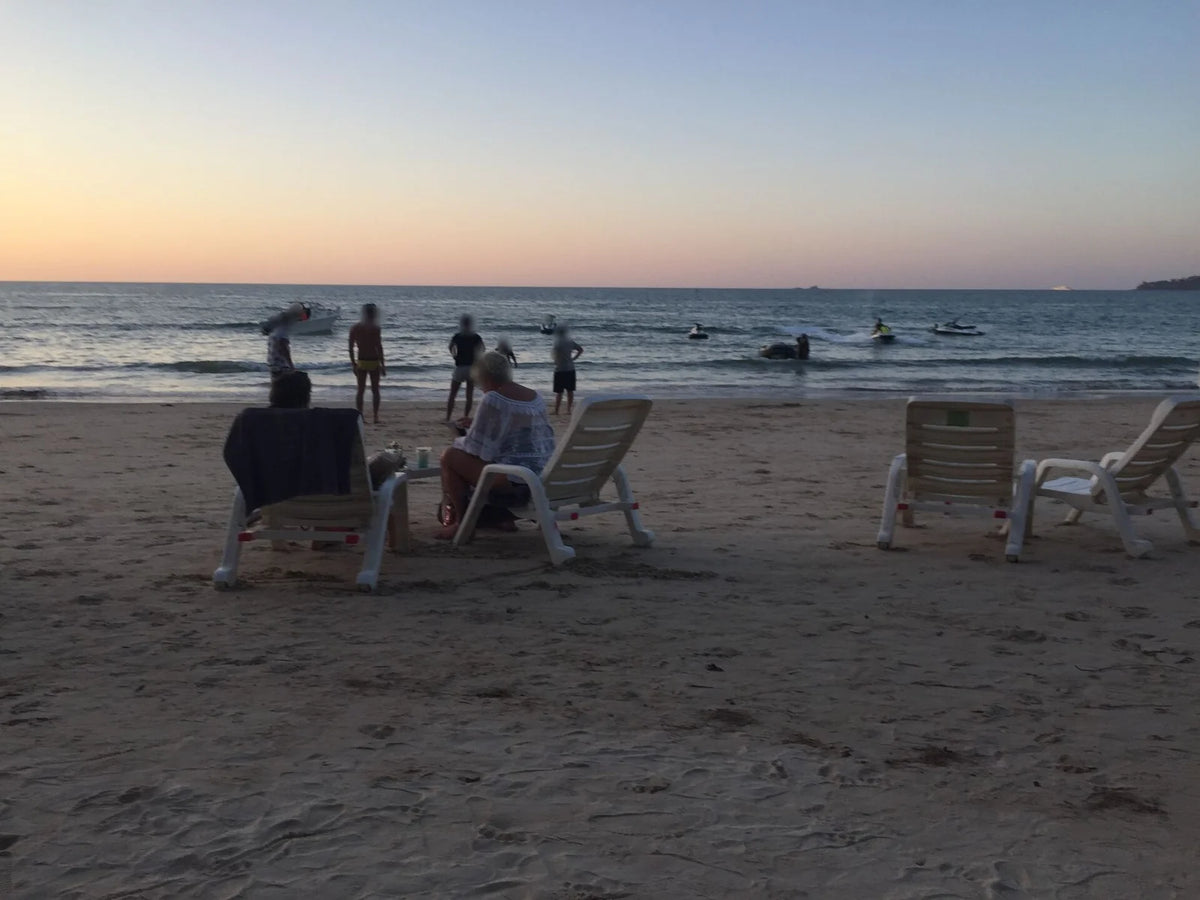 People watching the sunset on Bang Tao Beach