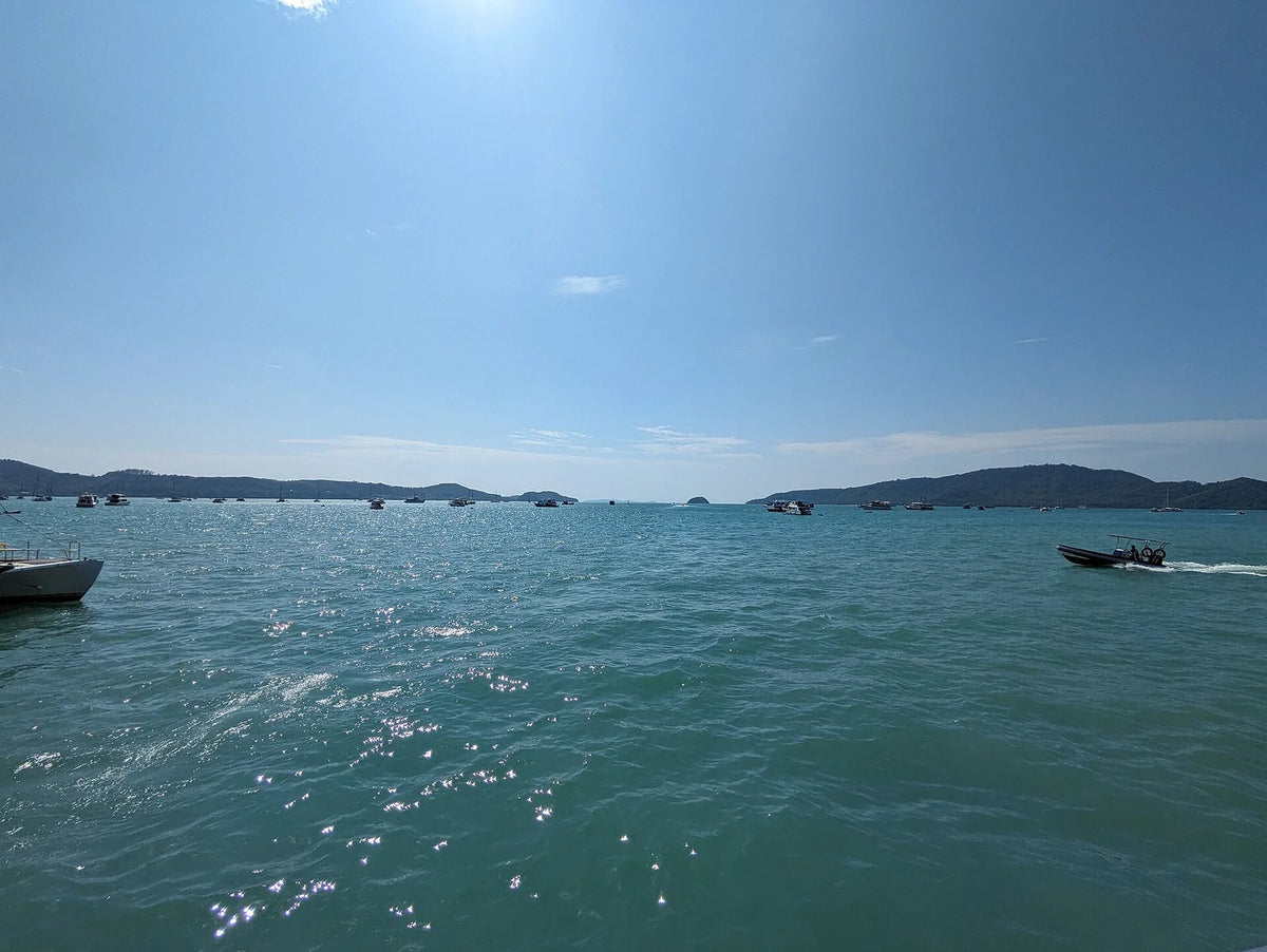 Boats at anchor in Chalong Bay