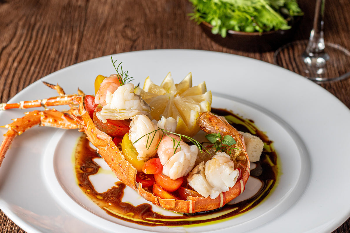 Catalan-style lobster salad at La Gritta