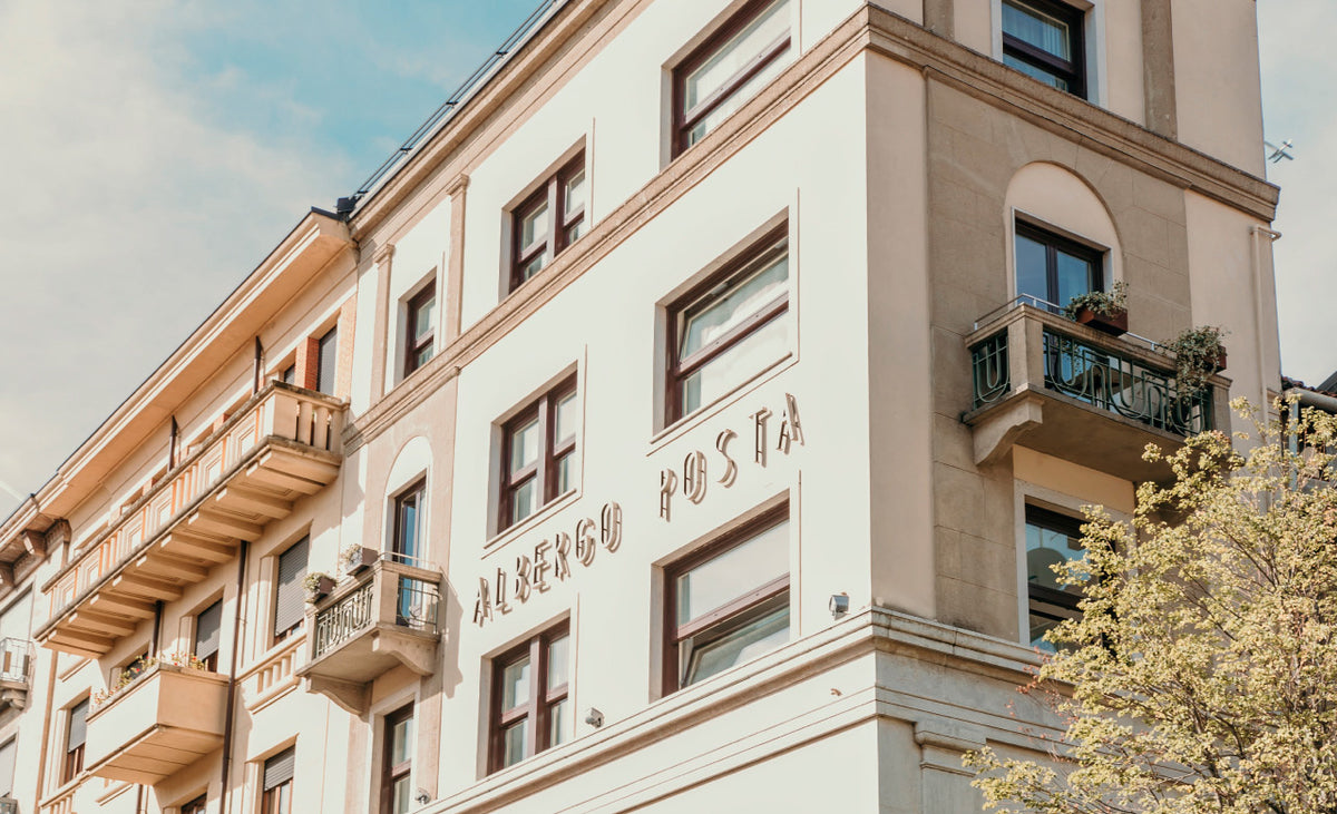 The facade of Posta Design Hotel