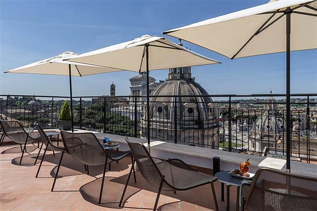 Traiano Rooftop Bar at H10 Palazzo Galla