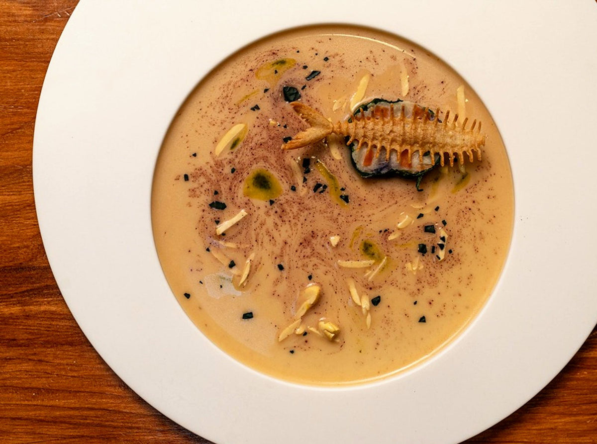 A refined plated course at Il Convivio Troiani