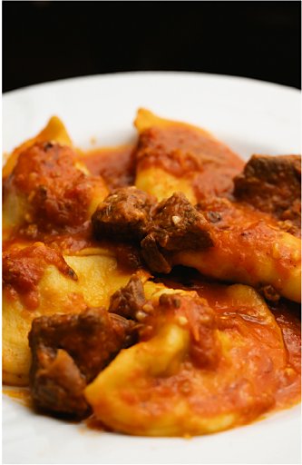 Pasta with a meat and tomato sauce at Nonna Betta