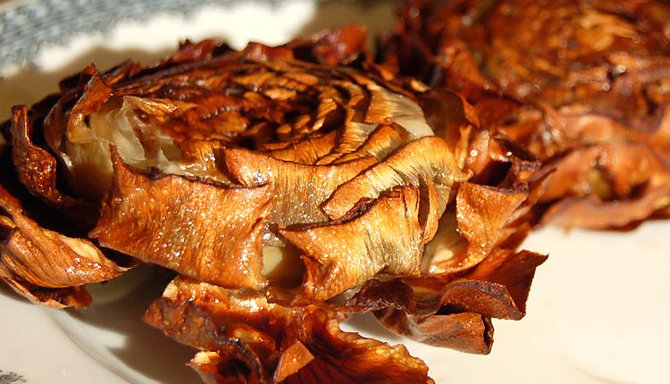 Carciofi alla giudia at Piperno