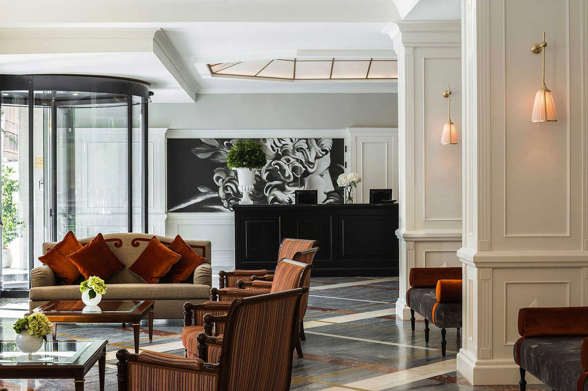The lobby at Starhotels Michelangelo