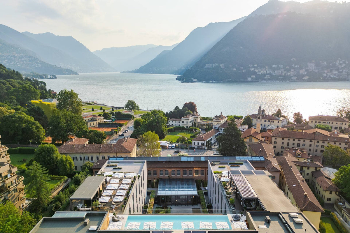 Hilton Lake Como and the lake from above